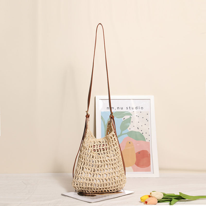 Hand-knotted shoulder bag with metal appliqués Stornfield