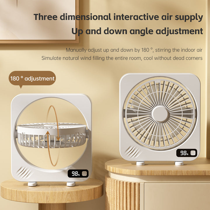 Unisex High-Efficiency Desktop Circulating Fan Stornfield