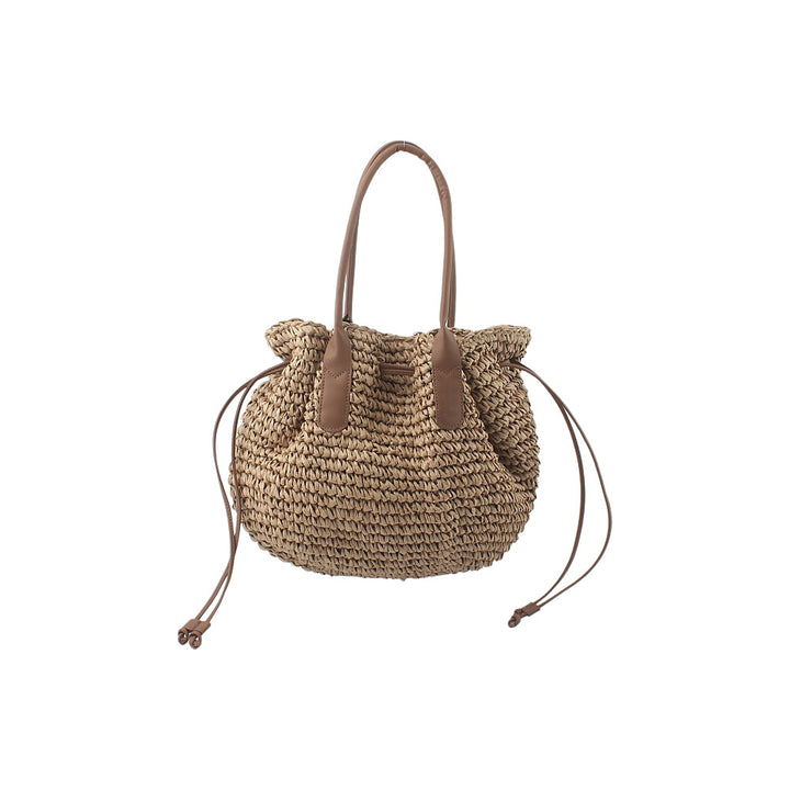 Trendy Backpack Bag Made of Woven Natural Material Stornfield