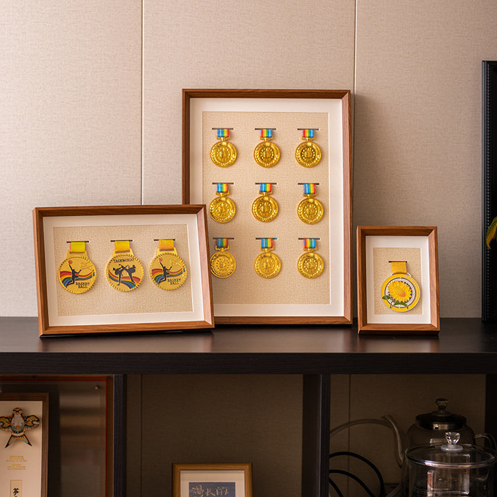 Decorative Medal Display Shadow Box Frame for Home