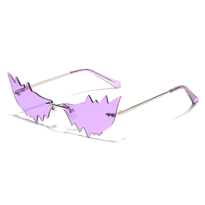Ladies Trendy Cat Eye Sunglasses with Protective UV Filter and Unusual Frame Stornfield
