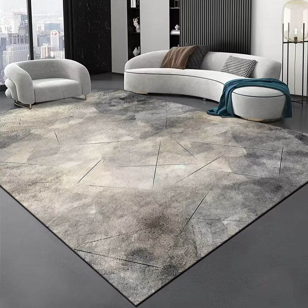 Contemporary Wave Pattern Area Rug Stornfield