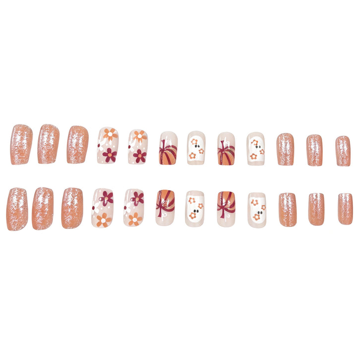 Festive Autumn-Themed Nail Art Set Stornfield