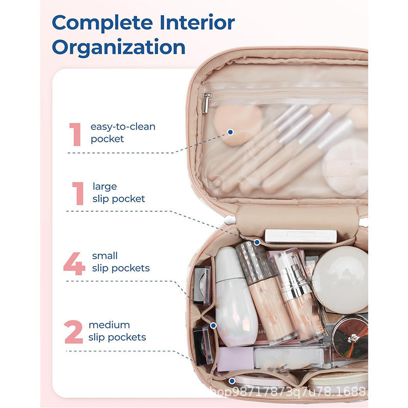 Cosmetic organizer bag with practical compartments Stornfield