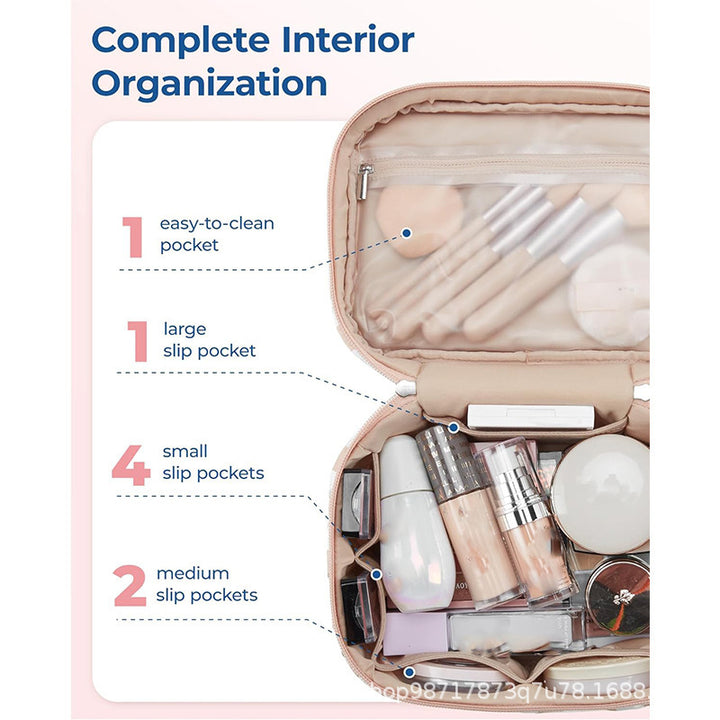 Cosmetic organizer bag with practical compartments Stornfield