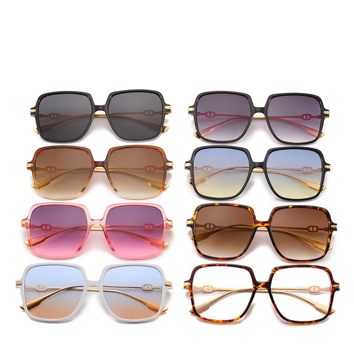 Oversized Chic Square Frame Sunglasses Stornfield