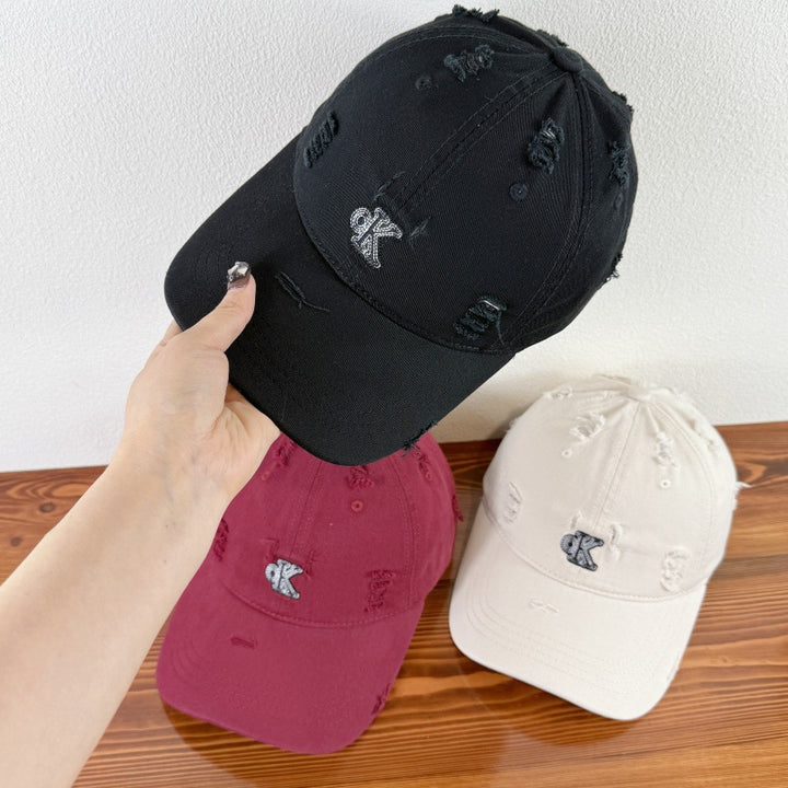 Men's Distressed Adjustable Baseball Cap Stornfield