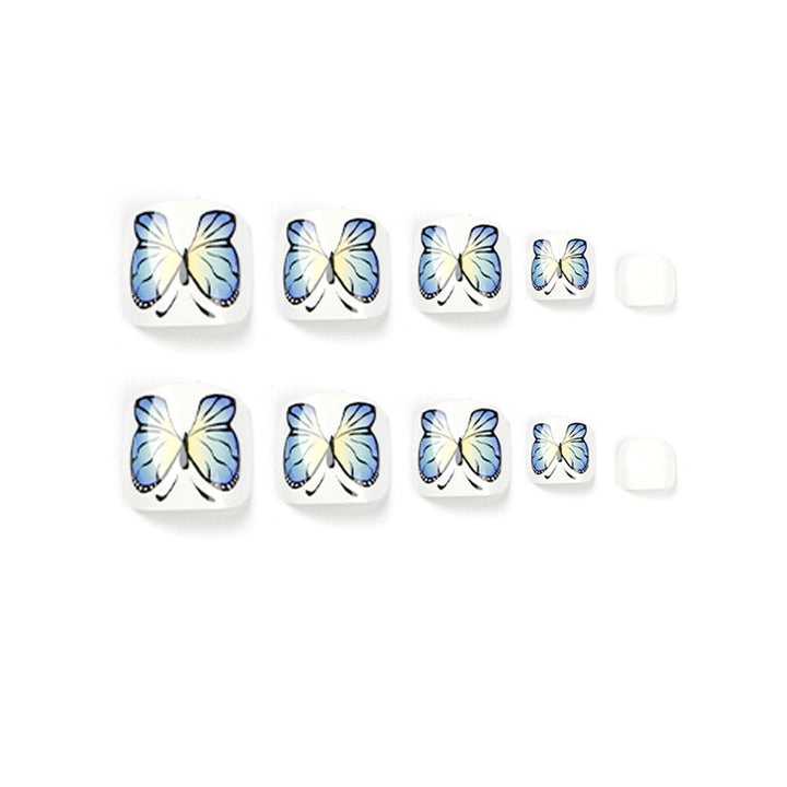 Artificial nails with butterfly design Stornfield