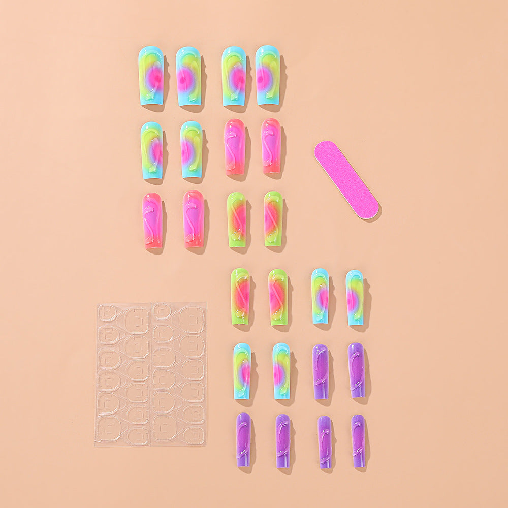 Trendy Colored Artificial Nails Stornfield