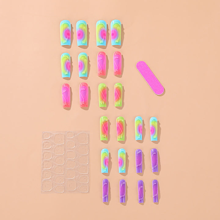 Trendy Colored Artificial Nails Stornfield