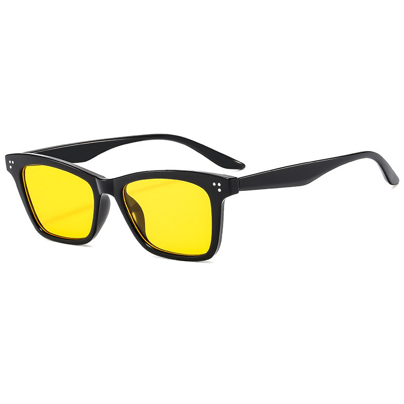 Ladies elegant sunglasses in fashionable rectangular design Stornfield