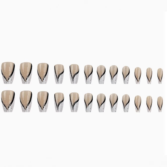 Artistic Long Coffin Nail Enhancements Stornfield