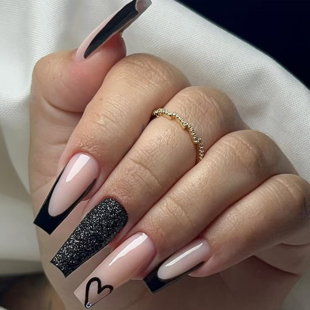 Stylish Geometric Press-On Nails Stornfield
