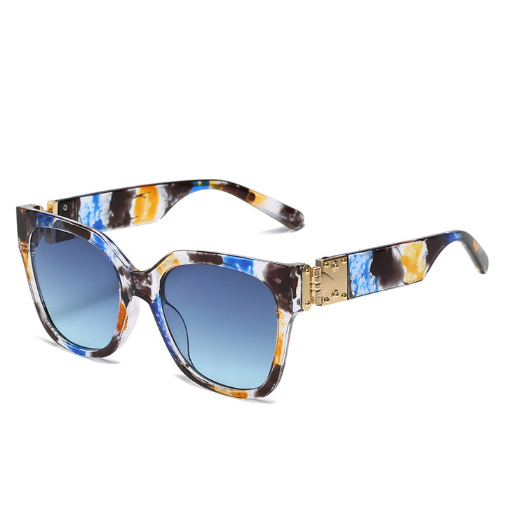 Women's elegant oversized sunglasses with luxurious metal accent Stornfield
