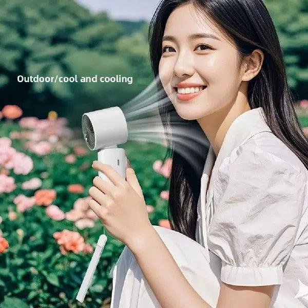 Unisex one size compact wireless turbine air circulator with digital LED display precise speed selection Stornfield