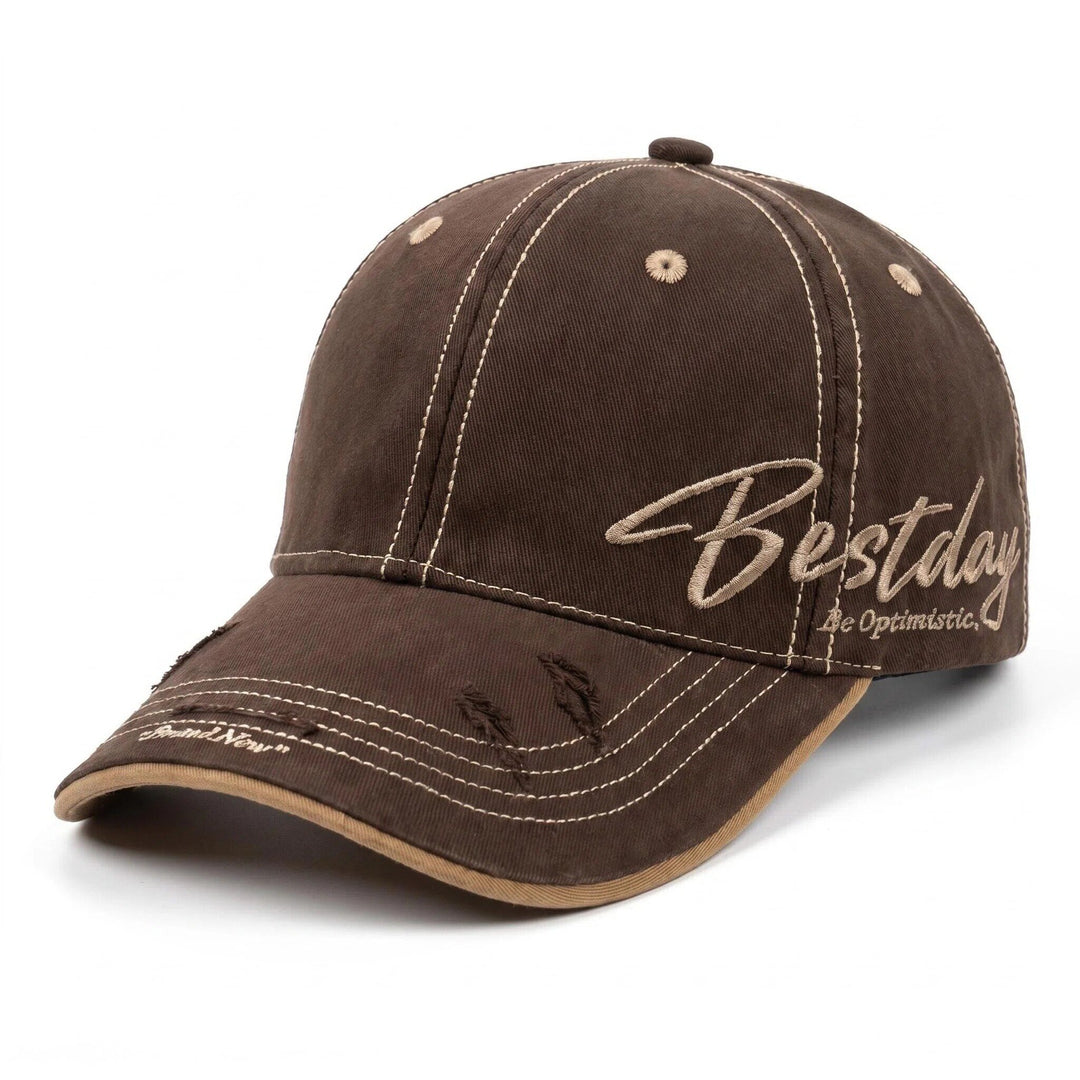 Men's Distressed Casual Cotton Baseball Cap Stornfield