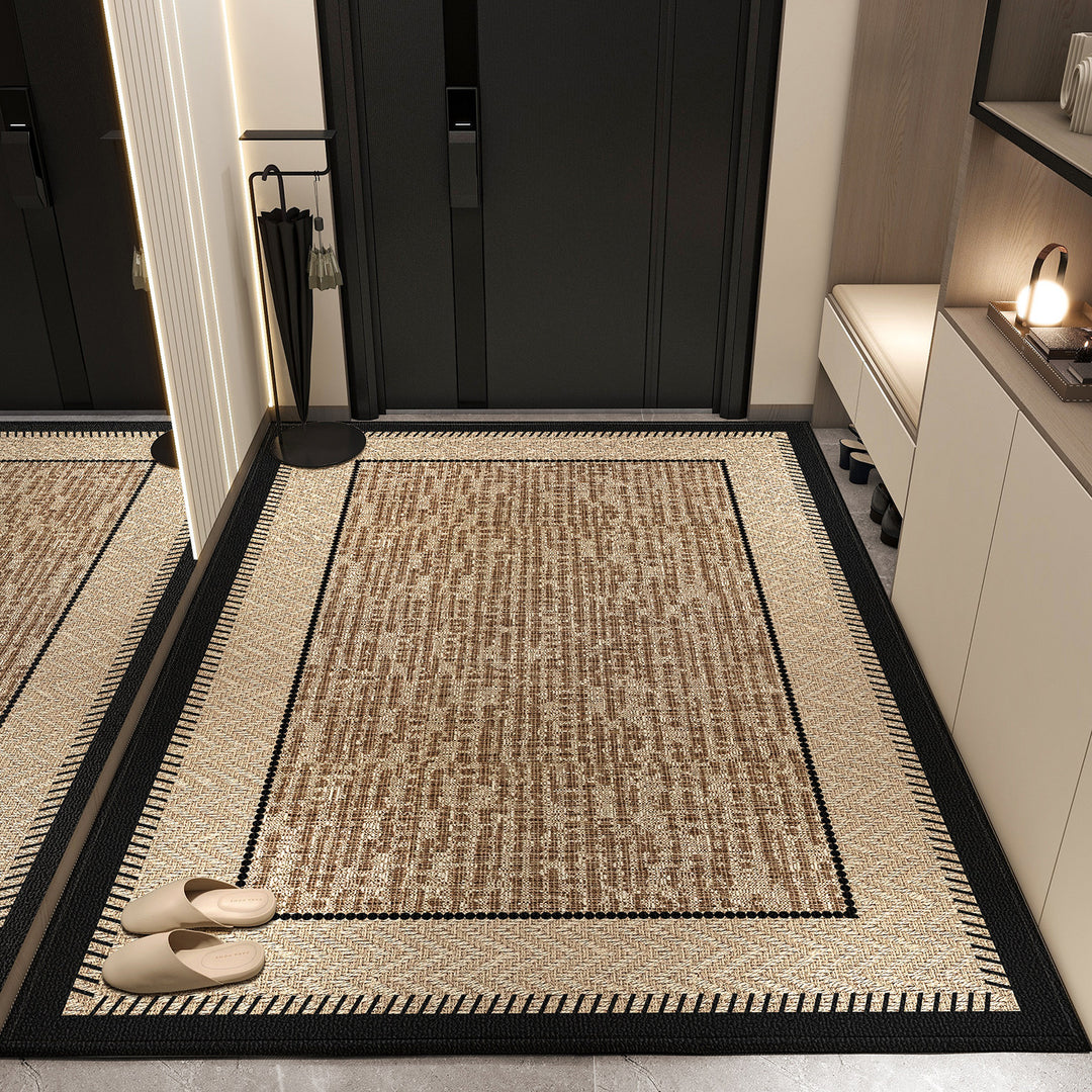 Elegant Floral Pattern Area Mat