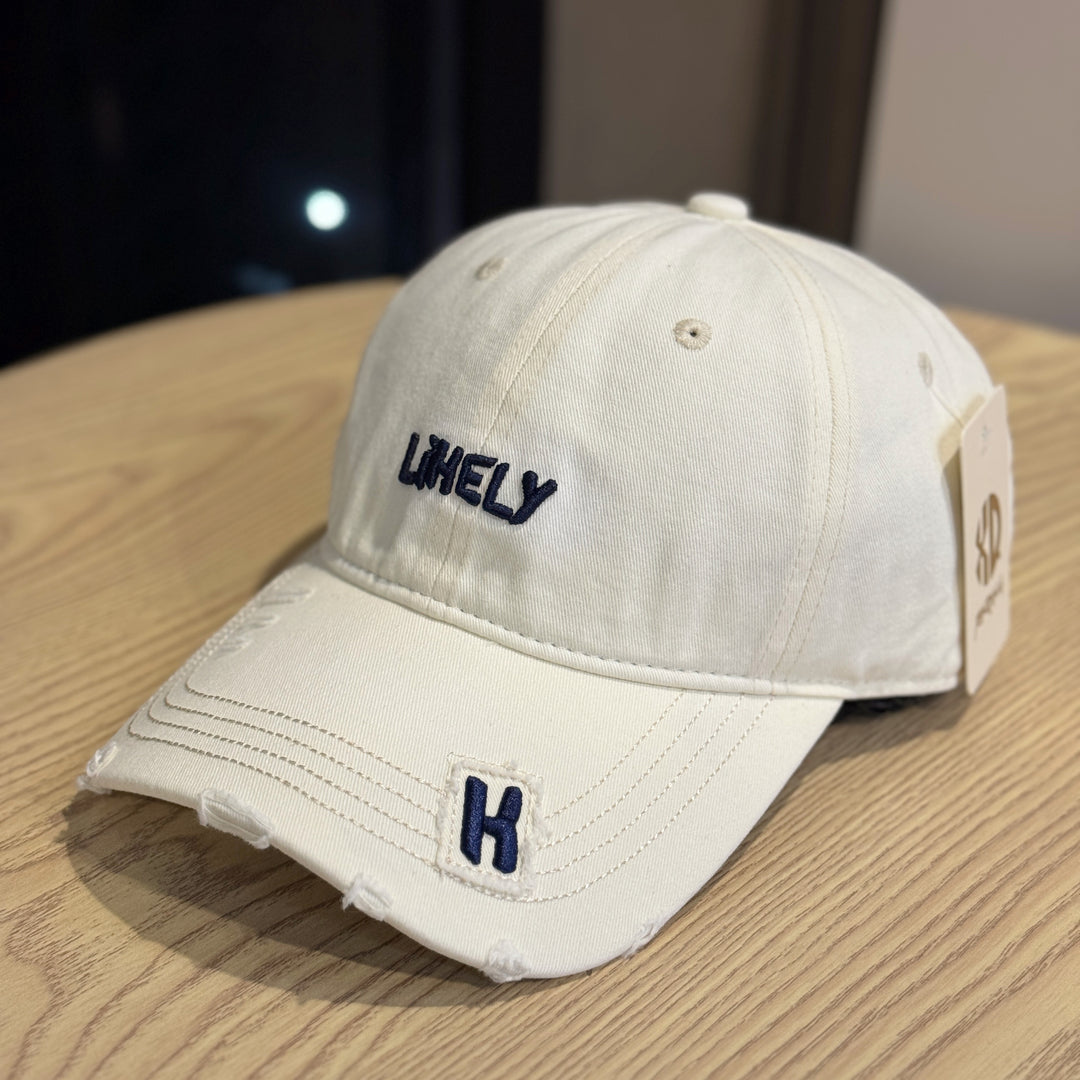 Women's Distressed Embroidered Baseball Cap Stornfield