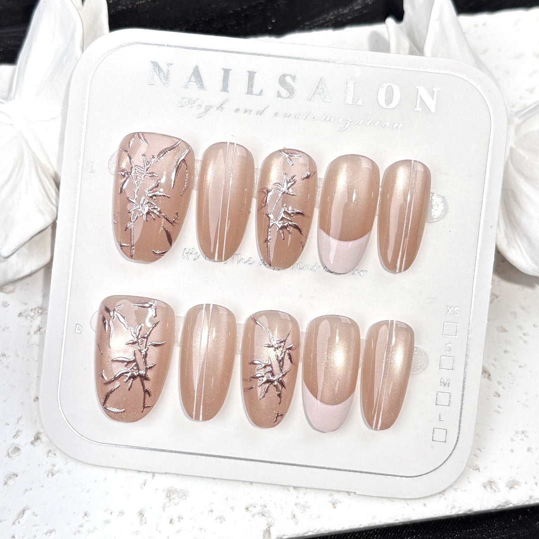 Premium Artistic Press-On Nail Set