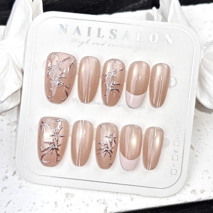 Premium Artistic Press-On Nail Set