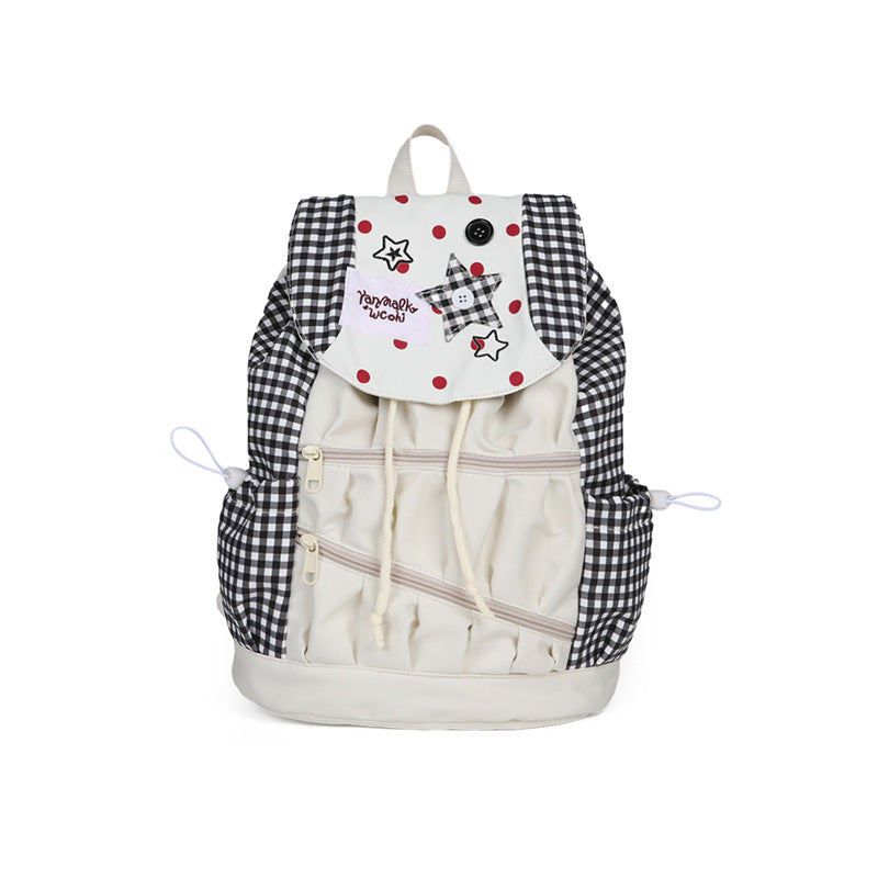 Playful Graphic Drawstring Backpack Stornfield