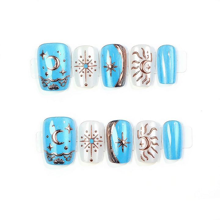 Celestial Press-On Nail Art Set Stornfield