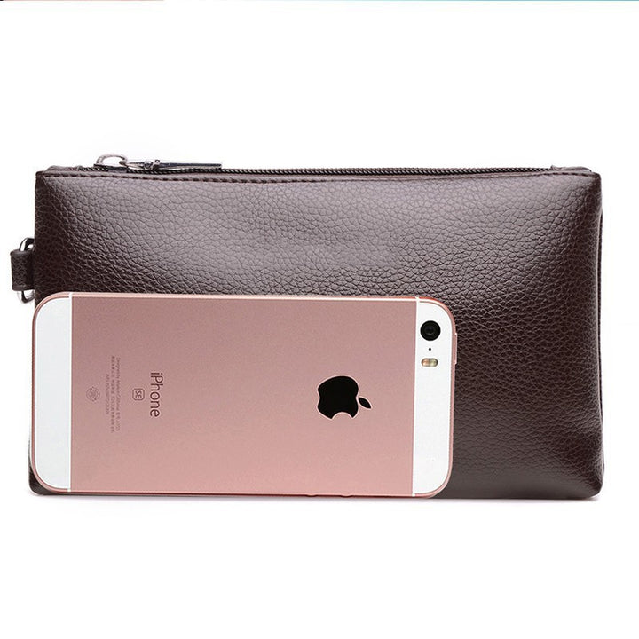 Premium Leather Zip Pouch Stornfield