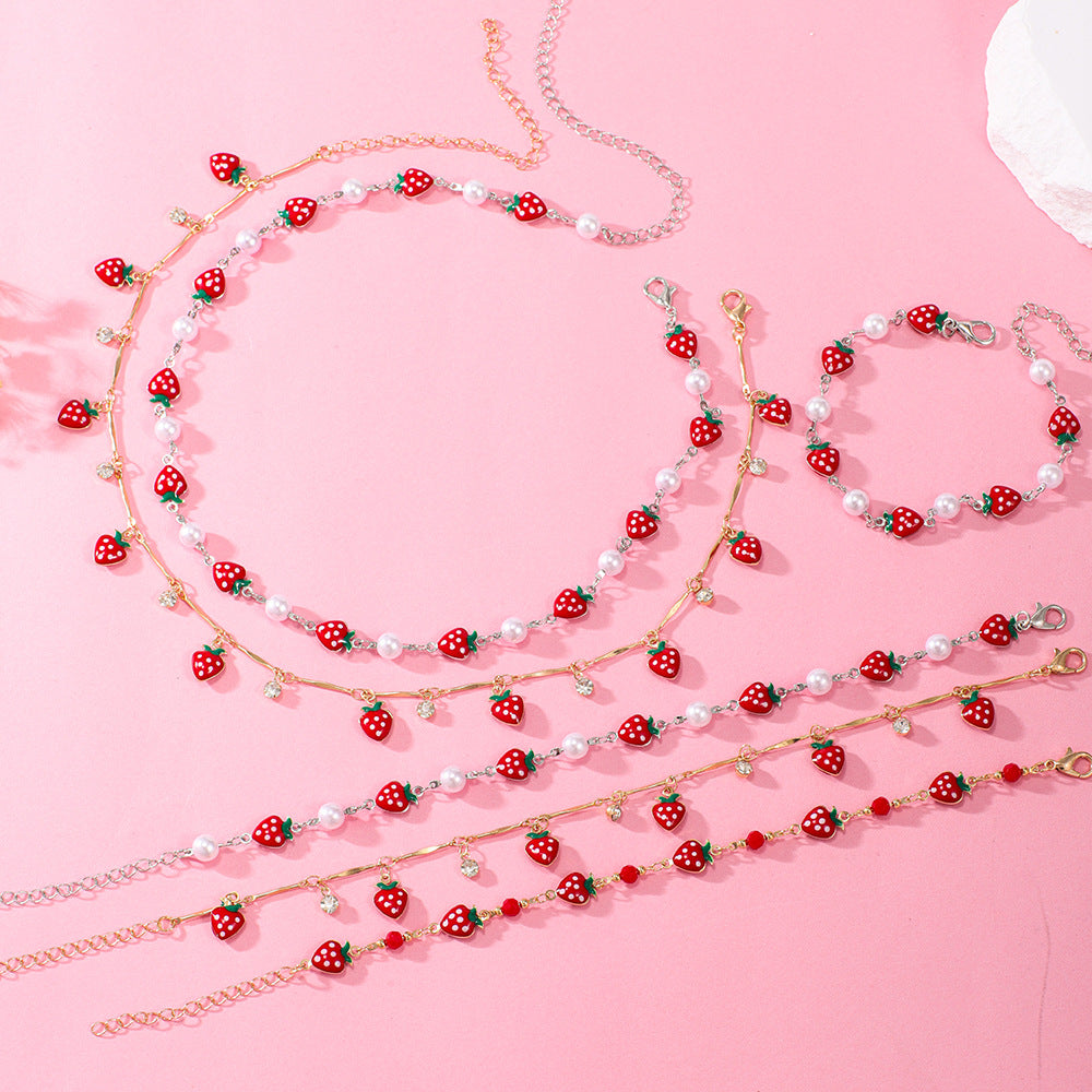 Strawberry Charm Bracelet Stornfield
