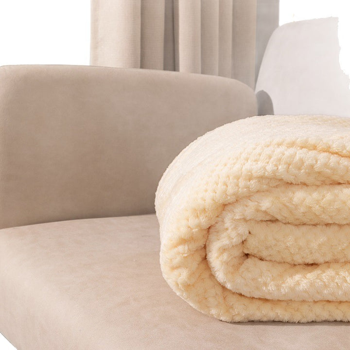 Luxurious Waffle Knit Throw Blanket