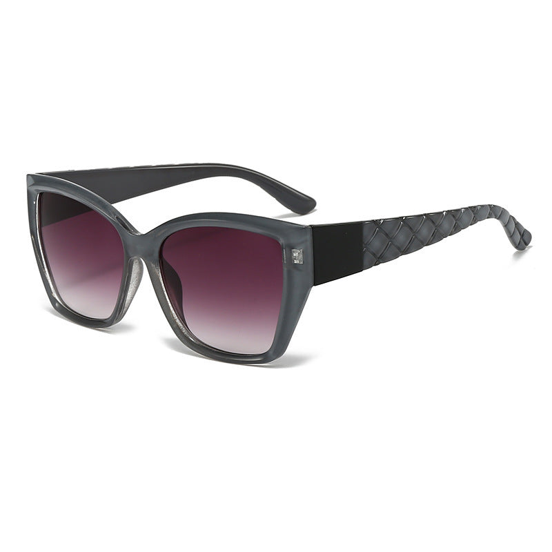 Ladies Oversized Cat-Eye Sunglasses with Stylish Accents Stornfield