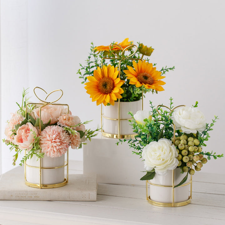 Charming Floral Table Centerpiece