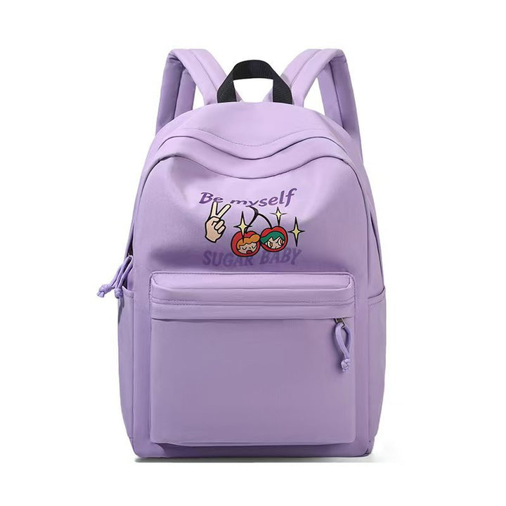 Backpack with Creative Cartoon Print and Multiple Practical Compartments Stornfield