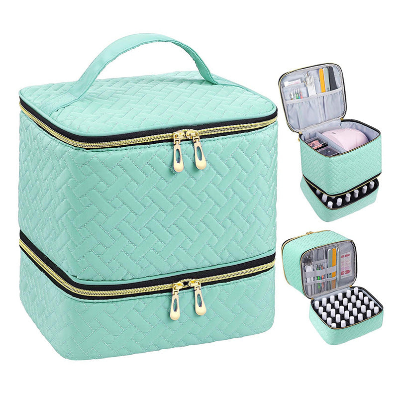 Cosmetic storage bag with multiple compartments Stornfield