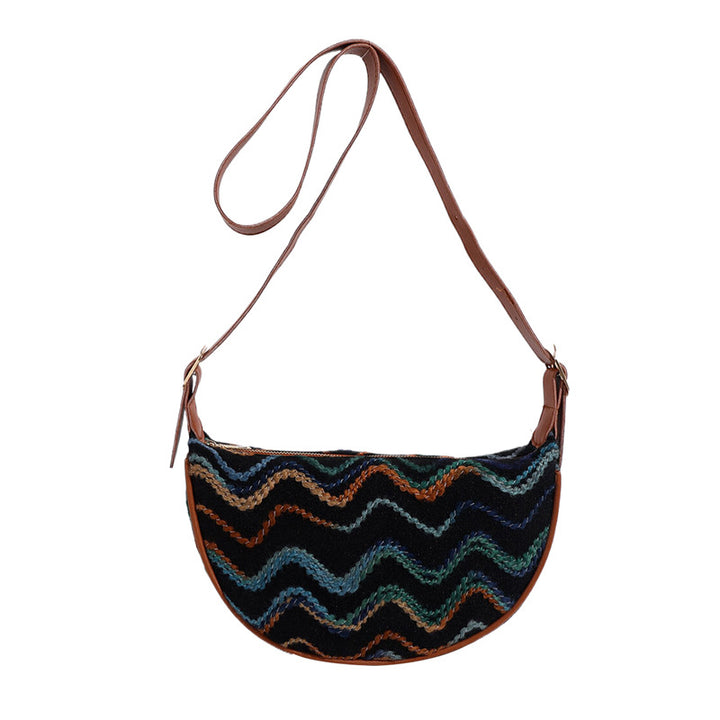 Vintage-Inspired Woven Crossbody Bag Stornfield