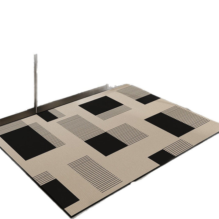 Elegant Flower Print Bath Mat