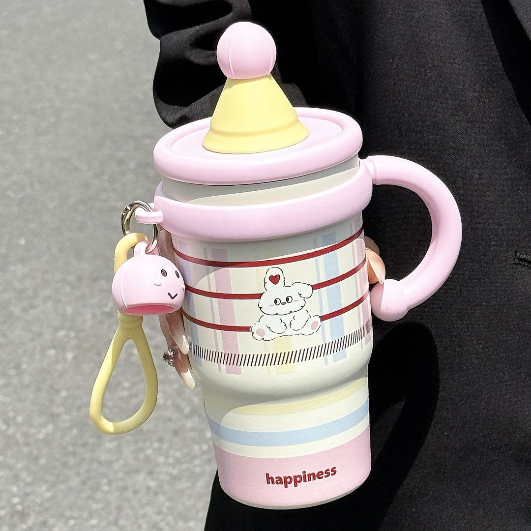 Women's playful drinking cups with integrated silicone lid Stornfield