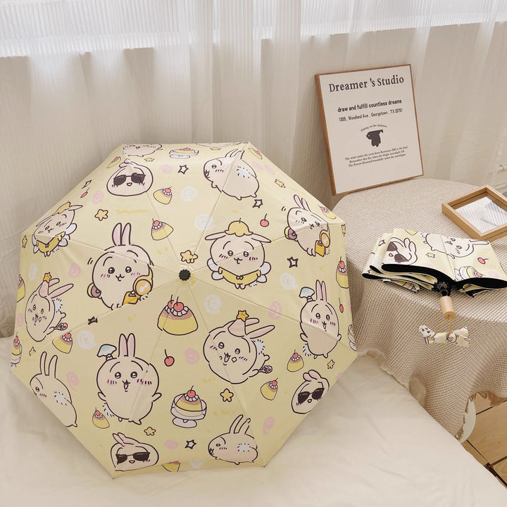 Women's Folding Umbrella with Multifunctional Storage System Stornfield