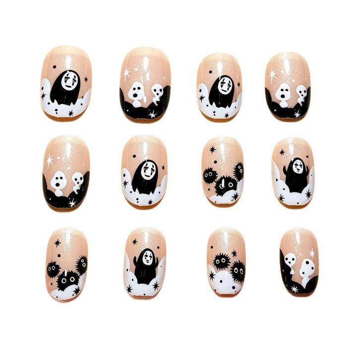 Halloween-Themed Fun Press-On Nail Art Stornfield