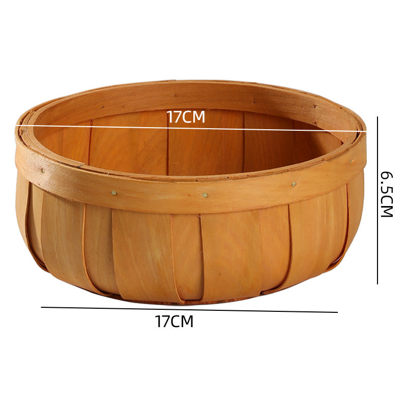 Unisex Round Storage Bowl made of natural wicker Stornfield