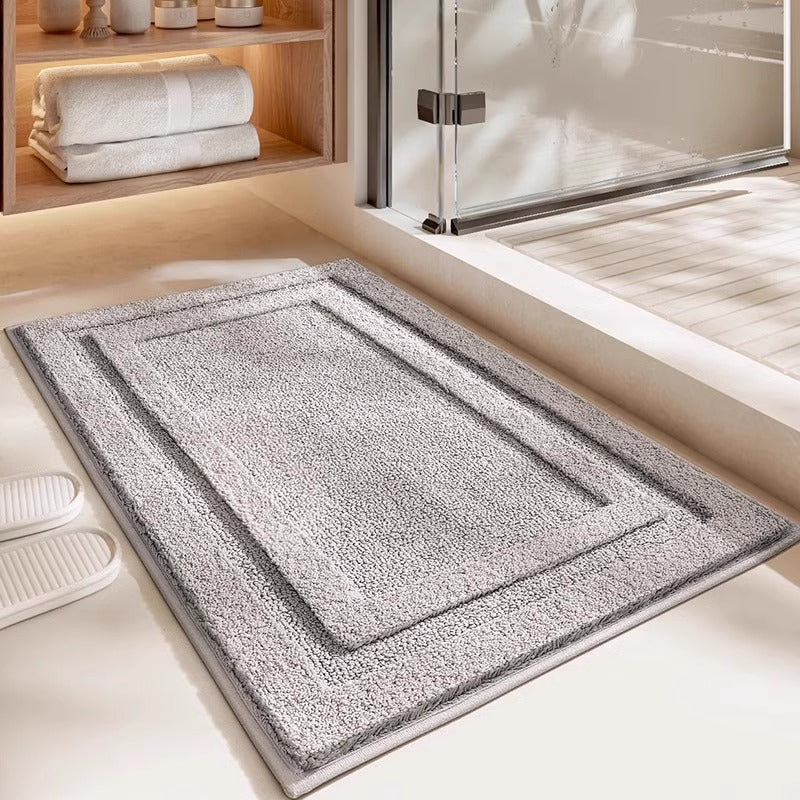 Contemporary Abstract Bath Rug Stornfield