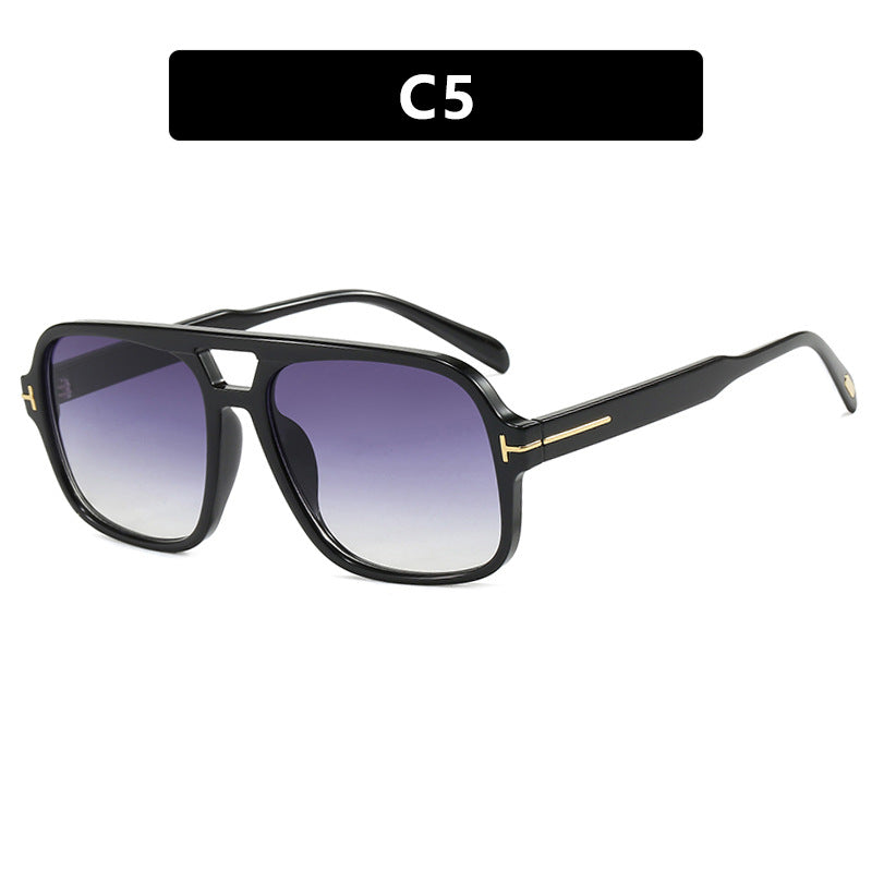 Women's trendy sunglasses with square frame and polarizing yellow lenses Stornfield