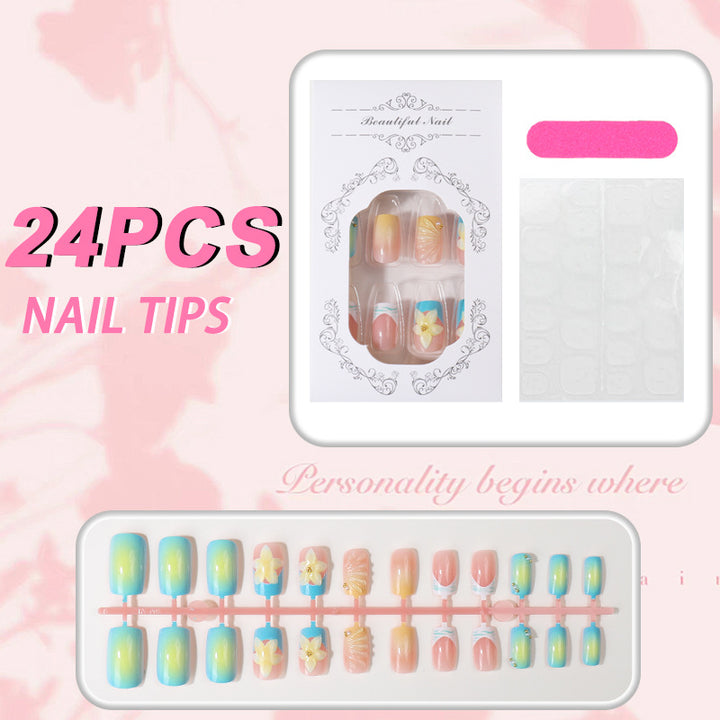 Artistic Press-On Nail Tips Stornfield