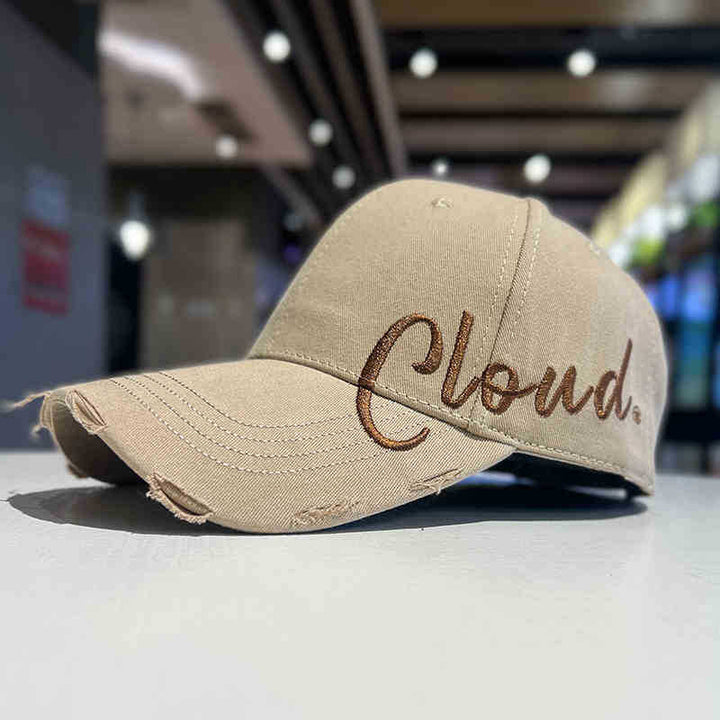 Women's Distressed Casual Cotton Baseball Cap Stornfield