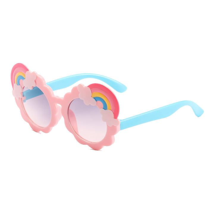 Ladies design-oriented sunglasses with flower-shaped frame Stornfield