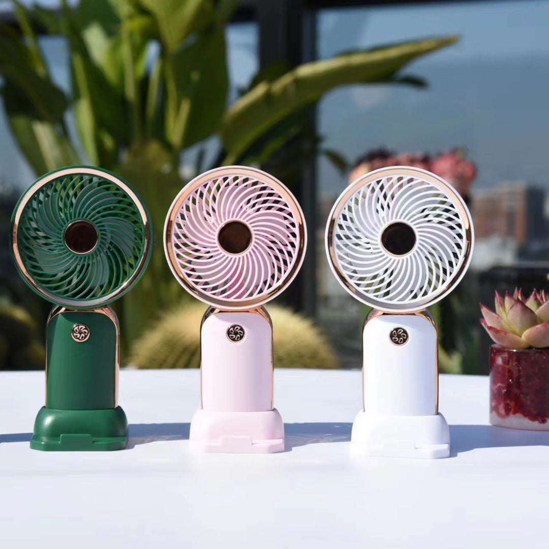 Women's Portable Mini Fan with Innovative Spiral Design Stornfield