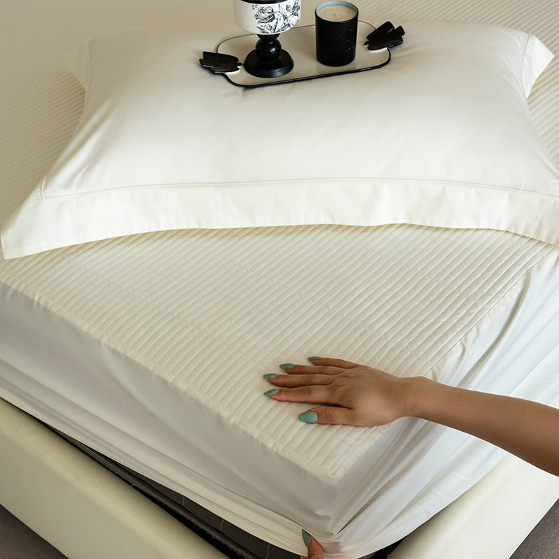 Quilted Mattress Protector Pad with Deep-Fit Elastic Skirt