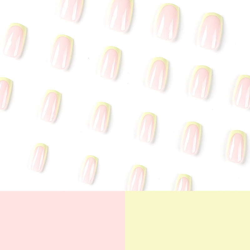 Artistic nail extensions with elegant French tip and modern accents Stornfield