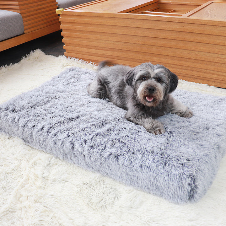 Plush Memory Foam  Mat   Dog Bed