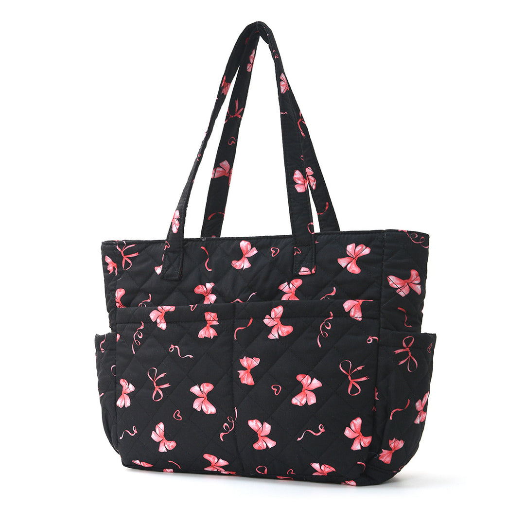 Practical cotton bag with cute bear motif Stornfield