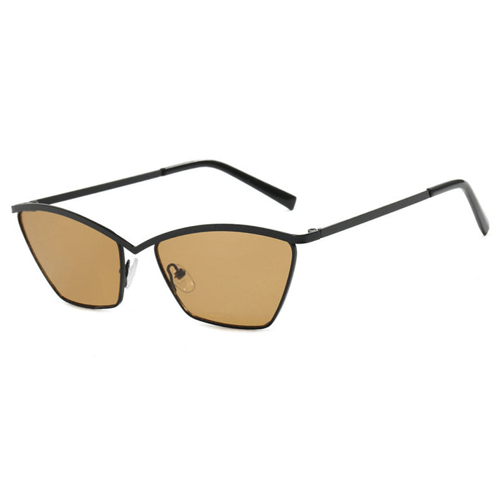 Women's fashionable Cat-Eye sunglasses with elegant metal frame Stornfield